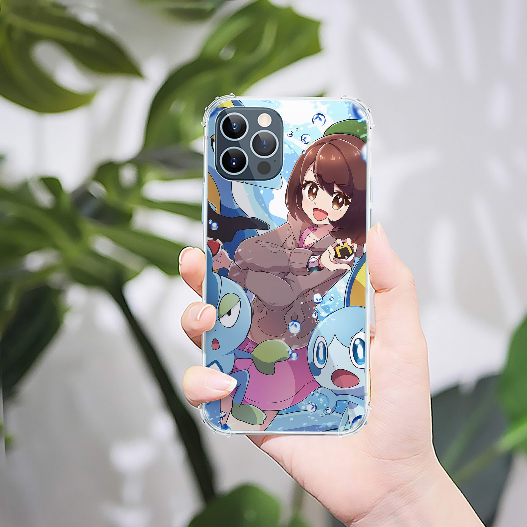 （画像用） ポケットモンスター Pokémon 【iPhone 12シリーズ対応】透明スマホケース（クリアソフトケース）